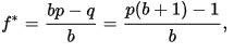 Kelly criterion